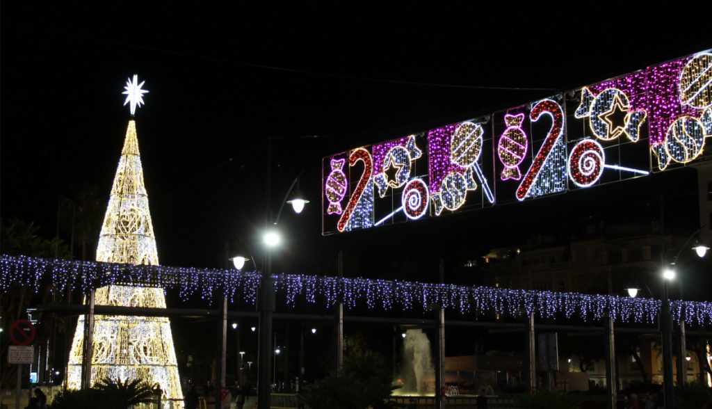 Las luces de Navidad en Málaga