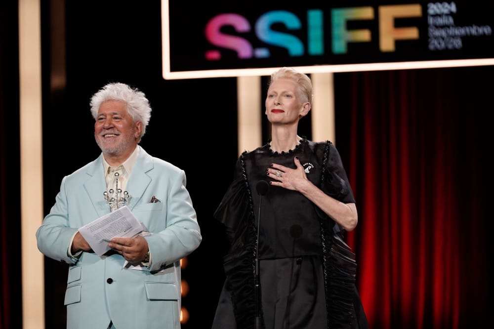 Pedro Almodóvar recibe premio Donostia