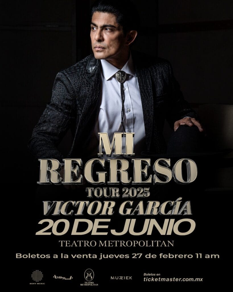 Víctor García en concierto en el Teatro Metropólitan